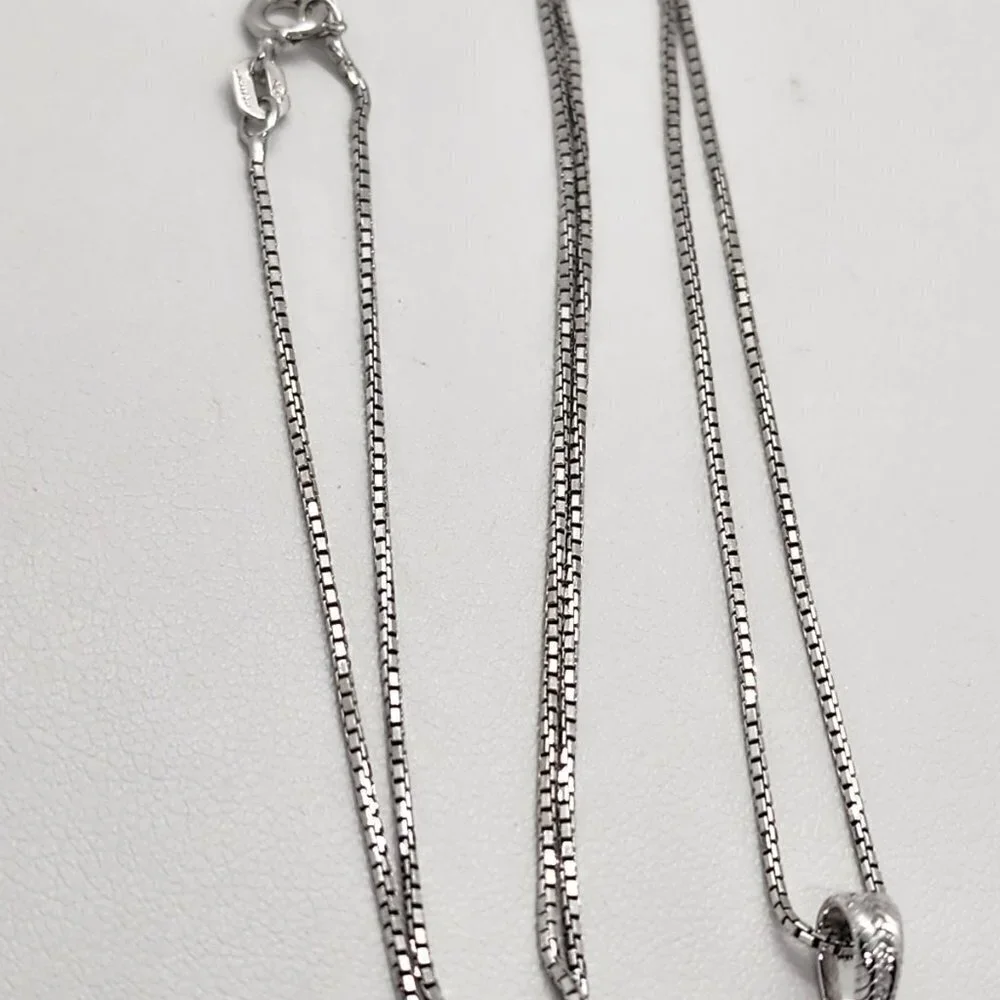 Brand New Sterling SIlver 925 Angel Wings Heart Necklace